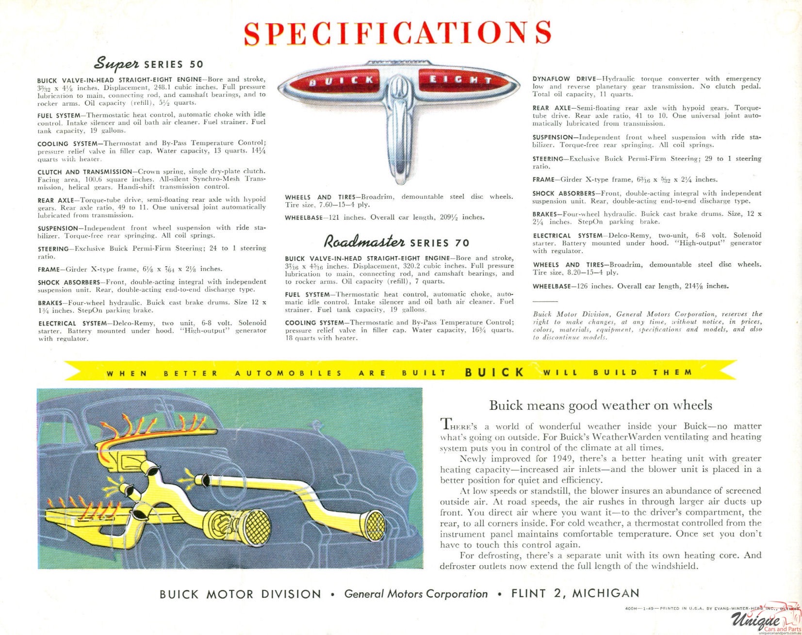 1949 Buick Brochure Page 10